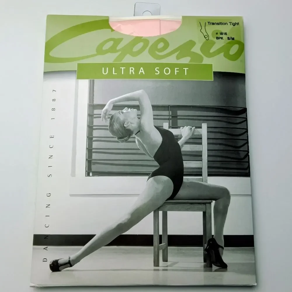 Capezio Matte Semi-Opaque Transition Tights in Ballet Pink